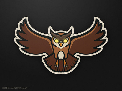 "Owlieh" Client eSports Mascot branding client esports kenveloart mascot owl owlieh sports