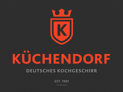 Küchendorf — Logotype kochgeschirr logo logotype sign