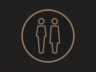 icon design design floorplan icon man toilet wc woman