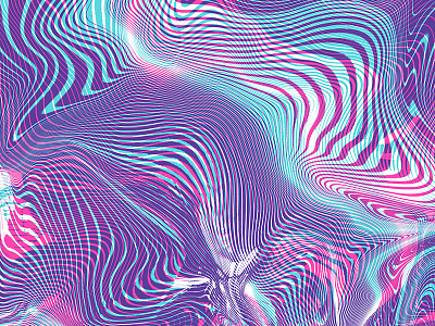 Psychedelic weather report color psychedelic waves