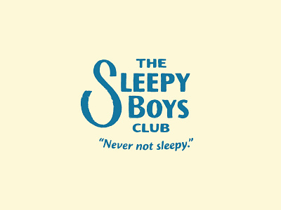 The Sleepy Boys Club boys club logo print shirt sleepy