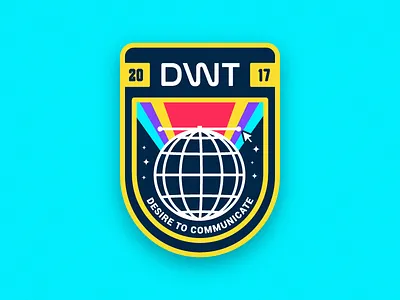 DWT Patch #1 badge design nasa patch planet space tallahassee vector week