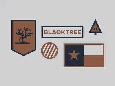 Blacktree artillery badge black blacktree fire flag flame military patch texas tree wildfire