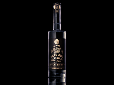 Hansen Barn Owl Gold alberta black bottle brand gold vodka