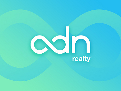 ADN logotype adn blue infinit logo real estate realty