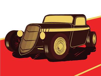 Nice Car car hot rod illustration motor racing vector