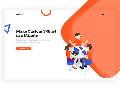 Design for T-Shirt Making AI artificial intelligence bold illustration isometric ui ux vibrant web design