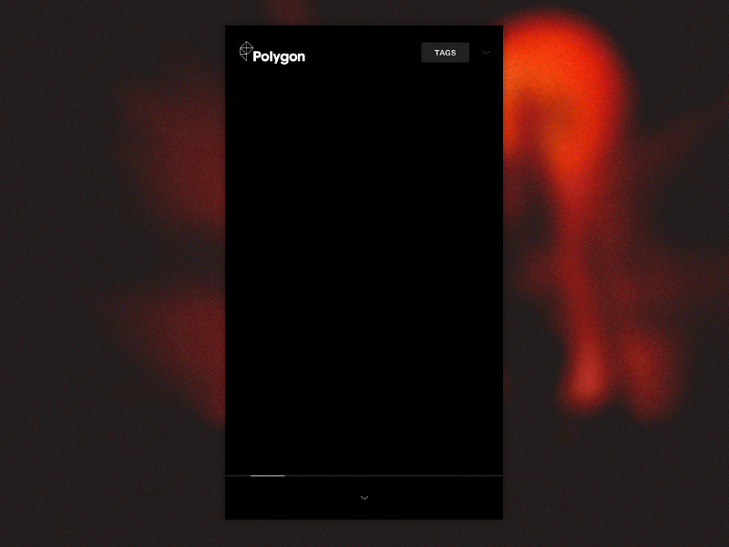 Polygon Video Article animation app design interaction design responsive design text type typography ui ui design video web design