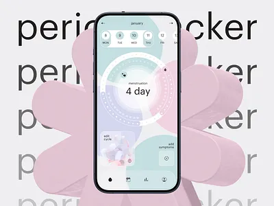 Period Tracker Mobile iOS App tracker