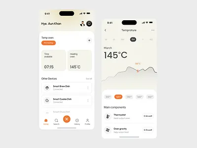 Food heating app design app app design branding design figma graphic design ui uiesign uiuxdesign ux webdesign