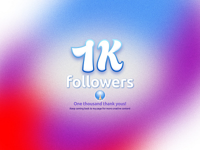 1K thank you(s) Dribbble community! ad branding design graphic design illustration logo logos photo manipulation ui vector