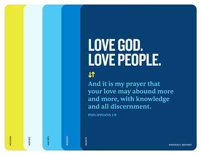 Church Color and Type Pairing 03 blue branding christian church color colors fonts pairing palette teal type typography vibrant yellow