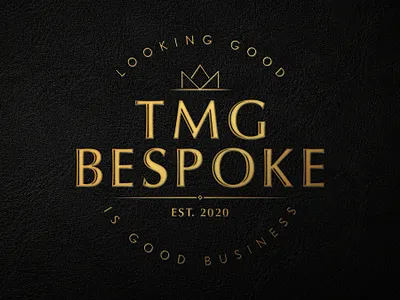 TMG Bespoke bespoke brand branding clothes custom elegant graphic design logo luxury outfit suits tailor tasteful wardrobe