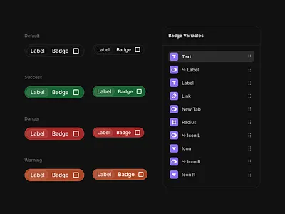 Badge in Framer badge design kit design system figma framer ui kit interface ui ui badge ui kit ux