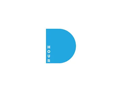 Unused concept (Digital Hour) blue brand branding d digital identity illustration letter logo minimal monogram