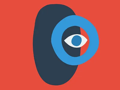 The Observer adobe draw illustration ipad pro minimal vector vector illustration