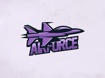 Airforce air airforce brand character e sport e sports force jet logo mascot sport