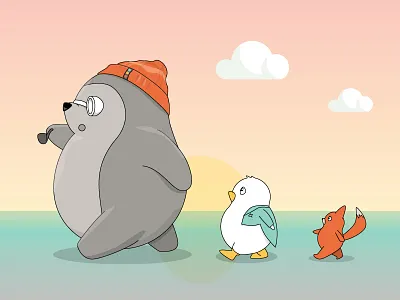 The Soul Crew character illustration vector