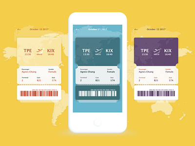 Daily UI #024 024 boarding pass daily ui dailyui ui ux