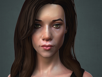 Astrid 3d astrid astridberge astridbergesfrisbey character digital3d kuhlhaus3d sculpt zbrush