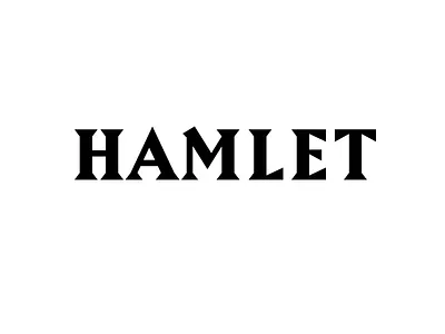 Hamlet Logo branding font harbour id logo type typography