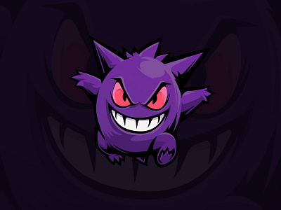 GENGAR character design gengar illustration pokemon