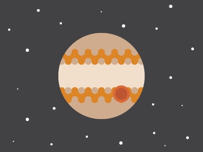 Jupiter illustration jupiter space