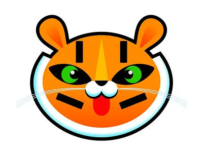 Mascot 2 animal cat mascot orange tiger