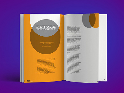 future present editorial journal magazine primer spot color spot colour theology venn diagram