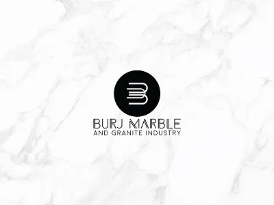 Logo for Burj Marble and Granite Industry burj granite industry logo marble