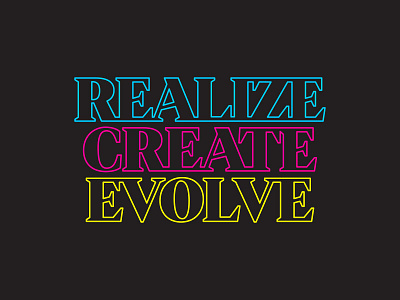 Realize. Create. Evolve. create custom type evolve realize sonder