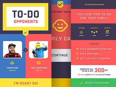 Uplabs : To-do Challenge The Game art direction challenge design ui game to do to do challenge ui uidesign ux uxdesign