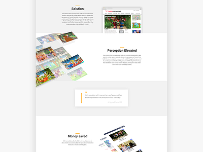 Case Study for Surgo media case study clean grey landing light minimal web white