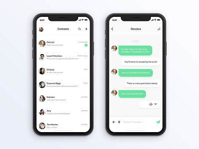 Chat interface app chat ui