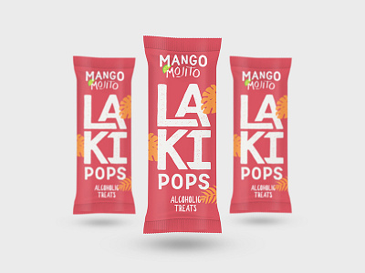 Laki Pops – Branding Project alcohol branding food fruit hawaii illustration laki pops lettering mango package design packaging popsicles