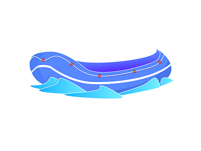 Boat boat illustration rafting sail sea water