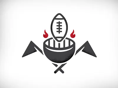 Football Tailgating bbq fire flag flags flames football grill party sports tailgate tailgating