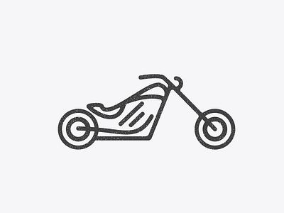 Chopper Motor Logo bike bold branding chopper clean design icon identity lineart logo mark modern monogram motor motorcycle racer simple vector