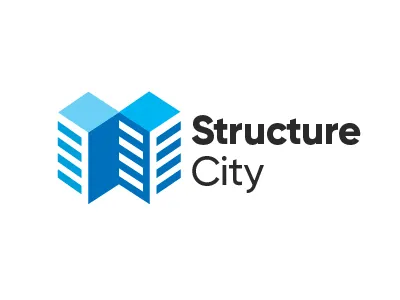 Structure City Logo design adobe african afro afrobeat building city company illustrator logo logomark structure words