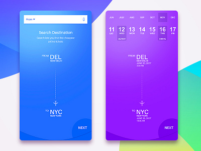 Travel destination finder app booking date destination finder flight ios mobile search travel ui ux