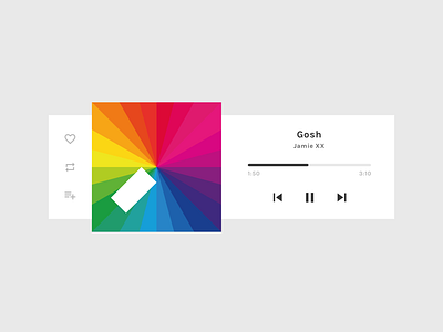 DailyUI 009 / Music Player app dailyui mac minimal minimalism music musicplayer player ui