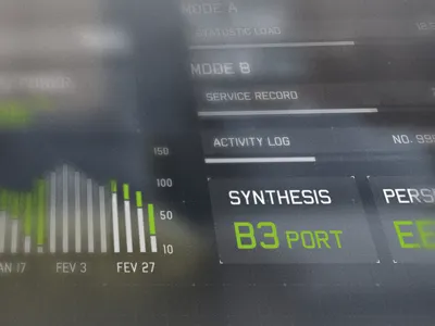 User Interface concept for DNA Security application dna game hud interface sci fi ui ux