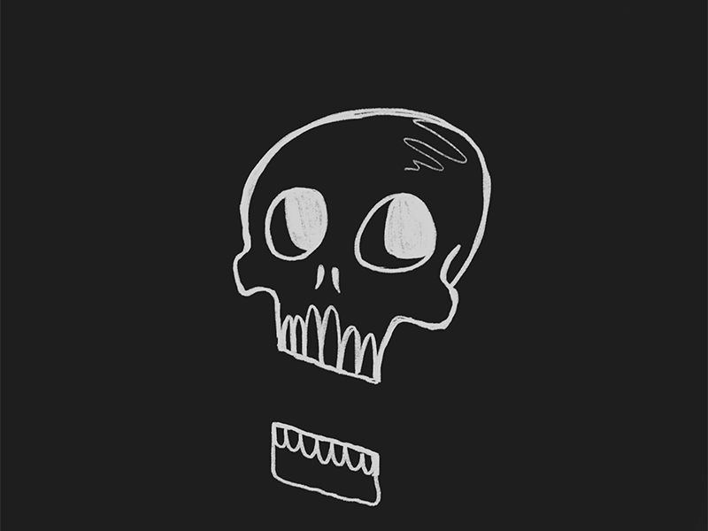 Green Flames animation flames gif skull