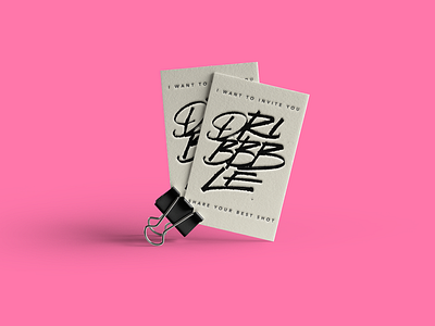 Dribbble Invitation dribbble invitation lettering type