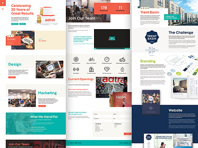 New Adtrak Site design interface landing landing page launch ui ux web design website