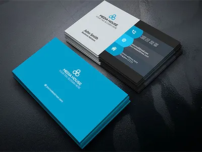 Corporate Business Card brand business card cmyk color corporate creative design personal