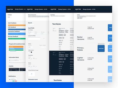 Agorize Design System design system pattern product product design styleguide system ui ux ux design