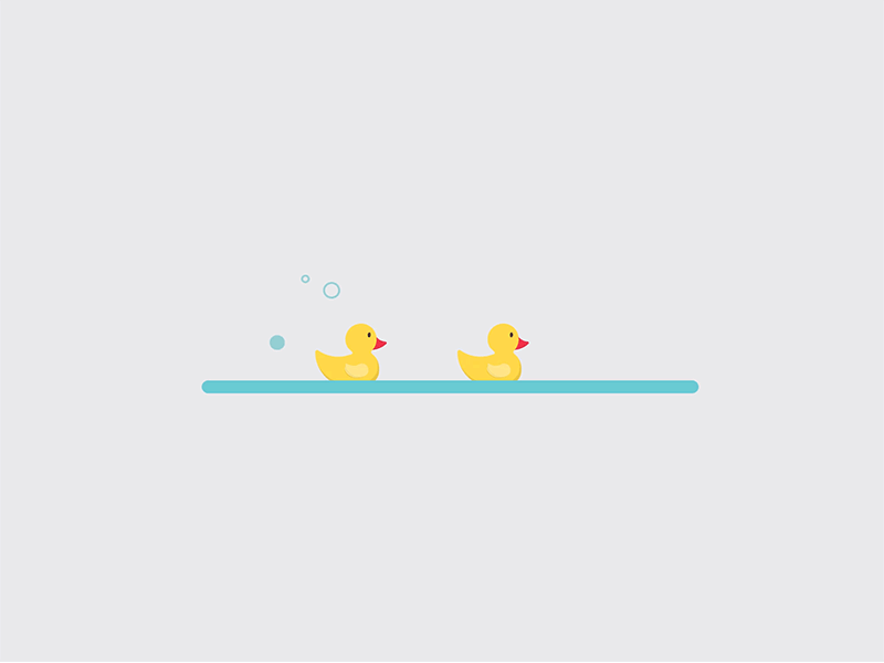 Loading Screen 5/5 - Ducks bubbles ducks game gif loading loop motion screen ui ux video water