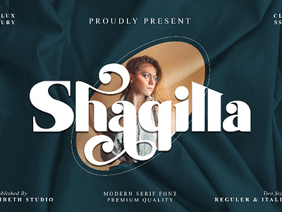 Shaqilla - modern serif