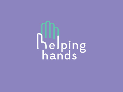 helping hands - wordmark branding dailylogochallenge dispensary font identity wordmark